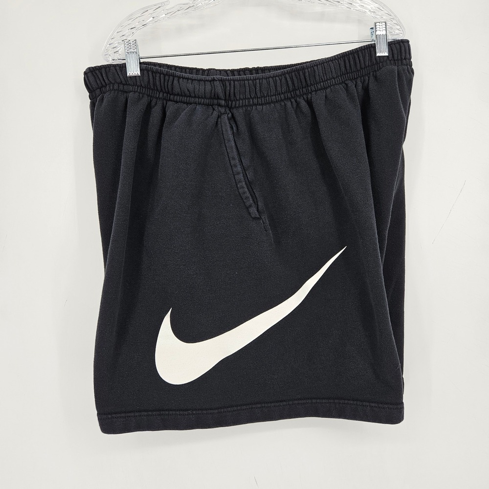 Nike Shorts Mens 4XL Sweats Athletic Black Basketball Gym Workout Club Swoosh